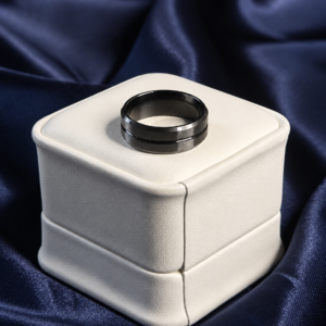 Classic Black Band Ring
