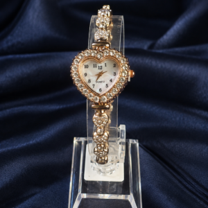 Amour Rosé Crystal Heart Watch