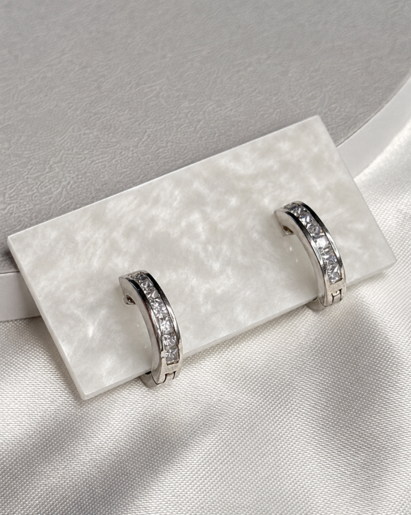 Sterling Silver Huggie Earrings