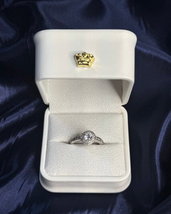 Seraphina Pavé Halo Ring