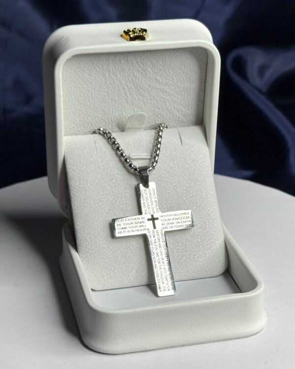Scripture Cross Pendant Chain