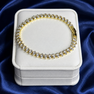 Gold Classic Tennis Bracelet