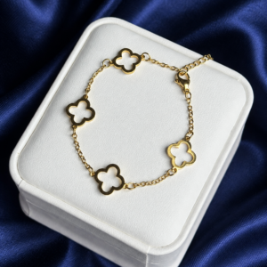 Gold Clover Bracelet