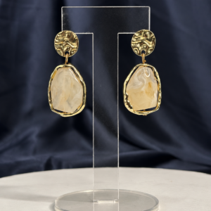 Aurielle Marble Drop Earrings