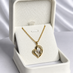 Eternal Heart Necklace - 9ct Gold