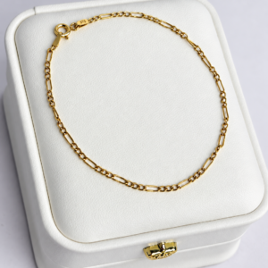 Classic Figaro Gold Bracelet