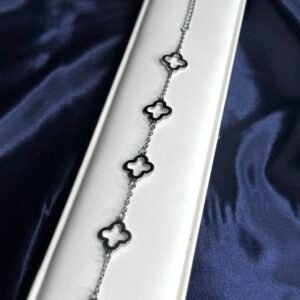 Silver Clover Bracelet