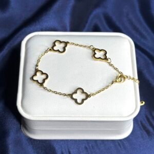Gold Clover Bracelet
