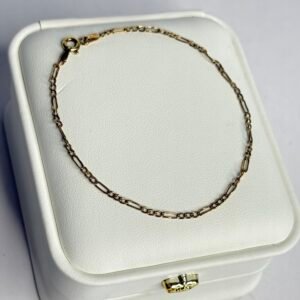 Classic Figaro Gold Bracelet