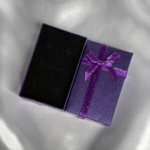 Purple Pendant & Chain Gift Box