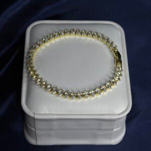 Gold Classic Tennis Bracelet